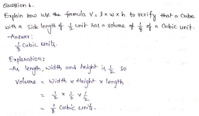 Go Math Grade 6 Answer Key Chapter 11 Surface Area and Volume Page 625 Q6