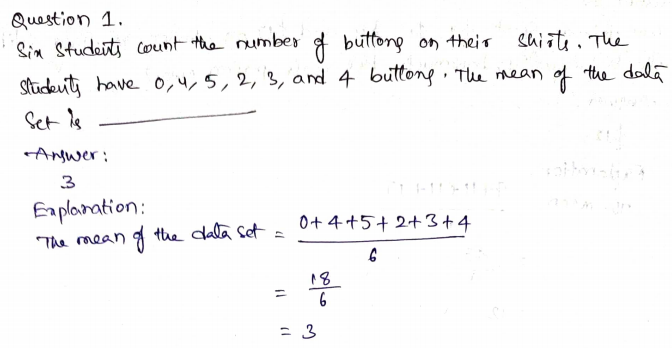 Go Math Grade 6 Answer Key Chapter 12 Data Displays and Measures of Center Page 679 Q1