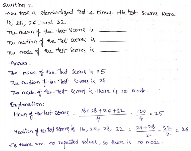 Go Math Grade 6 Answer Key Chapter 12 Data Displays and Measures of Center Page 684 Q7