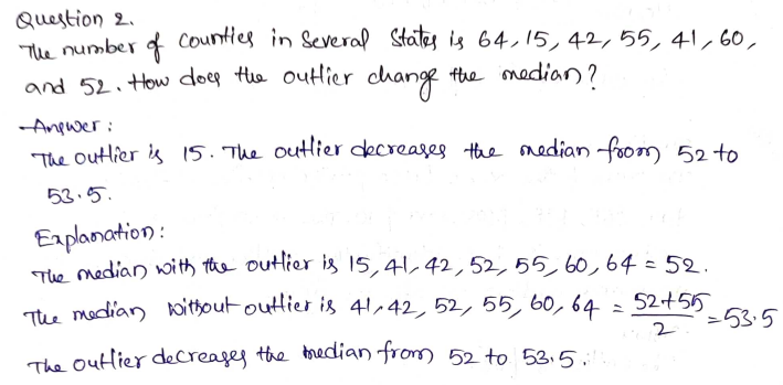 Go Math Grade 6 Answer Key Chapter 12 Data Displays and Measures of Center Page 692 Q2