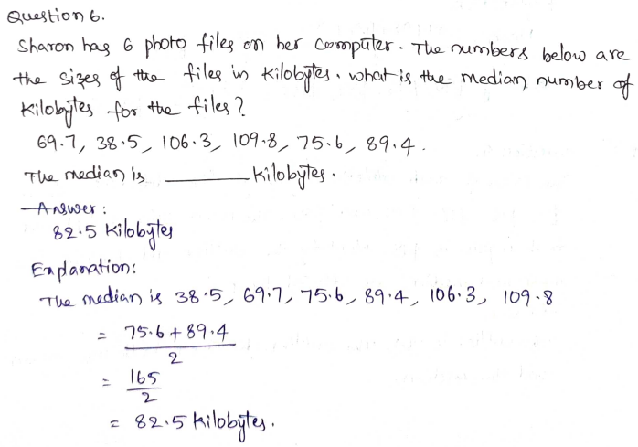 Go Math Grade 6 Answer Key Chapter 12 Data Displays and Measures of Center Page 692 Q6