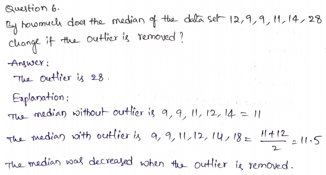 Go Math Grade 6 Answer Key Chapter 12 Data Displays and Measures of Center Page 698 Q6
