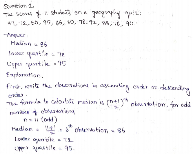 Go Math Grade 6 Answer Key Chapter 13 Variability and Data Distributions Page 715 Q1