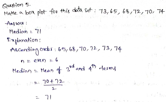 Go Math Grade 6 Answer Key Chapter 13 Variability and Data Distributions Page 731 Q5