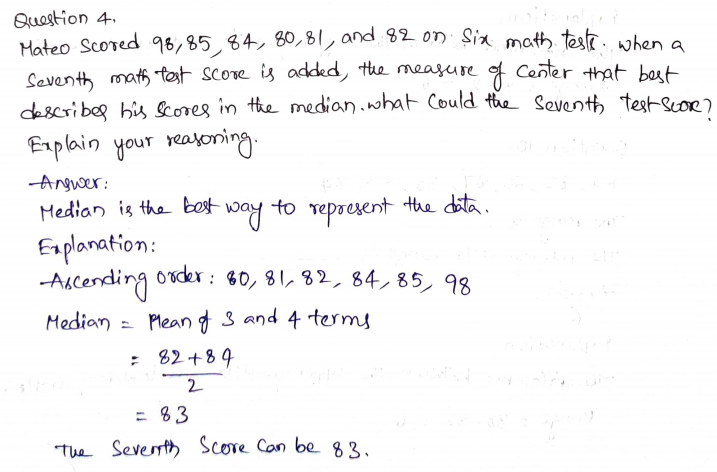 Go Math Grade 6 Answer Key Chapter 13 Variability and Data Distributions Page 735 Q4