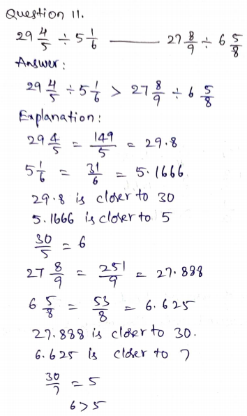 Go Math Grade 6 Answer Key Chapter 2 Fractions and Decimals Page 103 Q11
