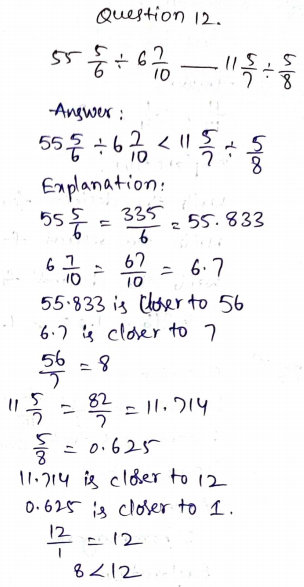 Go Math Grade 6 Answer Key Chapter 2 Fractions and Decimals Page 103 Q12