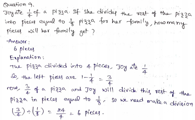 Go Math Grade 6 Answer Key Chapter 2 Fractions and Decimals Page 111 Q9