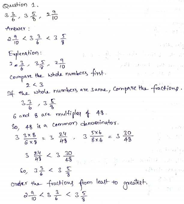Go Math Grade 6 Answer Key Chapter 2 Fractions and Decimals Page 77 Q1