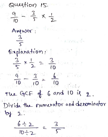 Go Math Grade 6 Answer Key Chapter 2 Fractions and Decimals Page 83 Q15