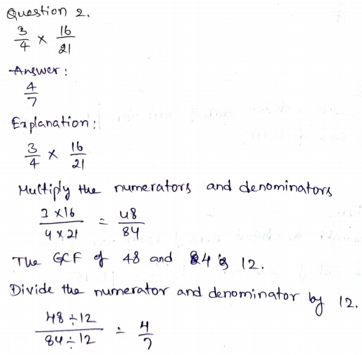 Go Math Grade 6 Answer Key Chapter 2 Fractions and Decimals Page 91 Q2
