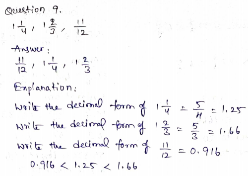 Go Math Grade 6 Answer Key Chapter 2 Fractions and Decimals Page 93 Q9