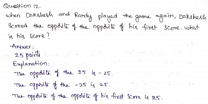 Go Math Grade 6 Answer Key Chapter 3 Understand Positive and Negative Numbers Page 143 Q12