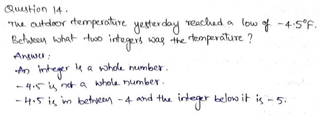 Go Math Grade 6 Answer Key Chapter 3 Understand Positive and Negative Numbers Page 155 Q14