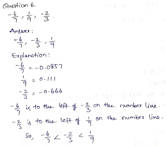 Go Math Grade 6 Answer Key Chapter 3 Understand Positive and Negative Numbers Page 159 Q6