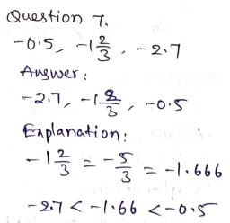 Go Math Grade 6 Answer Key Chapter 3 Understand Positive and Negative Numbers Page 161 Q7
