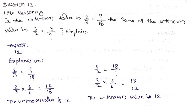 Go Math Grade 6 Answer Key Chapter 4 Model Ratios Page 237 Q13