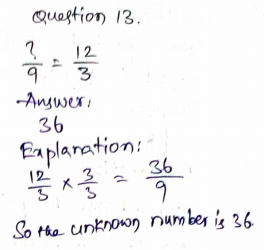 Go Math Grade 6 Answer Key Chapter 4 Model Ratios Page 241 Q13
