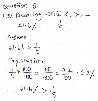 Go Math Grade 6 Answer Key Chapter 5 Model Percents Page 277 Q18