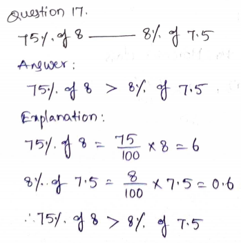 Go Math Grade 6 Answer Key Chapter 5 Model Percents Page 291 Q17
