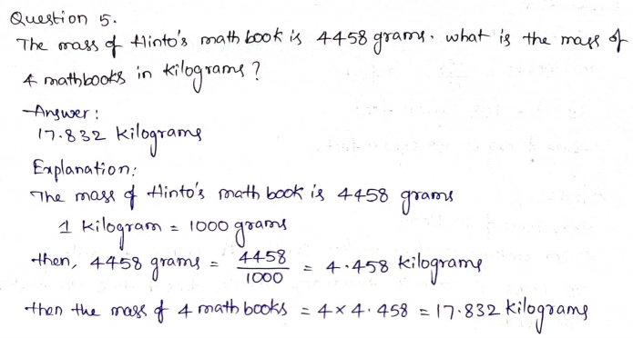 Go Math Grade 6 Answer Key Chapter 6 Convert Units of Length Page 333 Q5