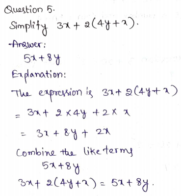 Go Math Grade 6 Answer Key Chapter 8 Solutions of Equations Page 438 Q5