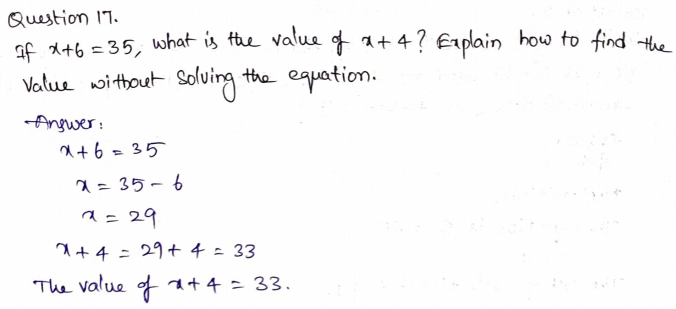 Go Math Grade 6 Answer Key Chapter 8 Solutions of Equations Page 442 Q17