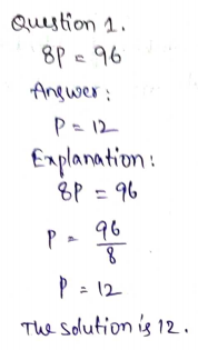 Go Math Grade 6 Answer Key Chapter 8 Solutions of Equations Page 455 Q1