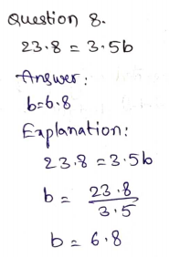 Go Math Grade 6 Answer Key Chapter 8 Solutions of Equations Page 455 Q8