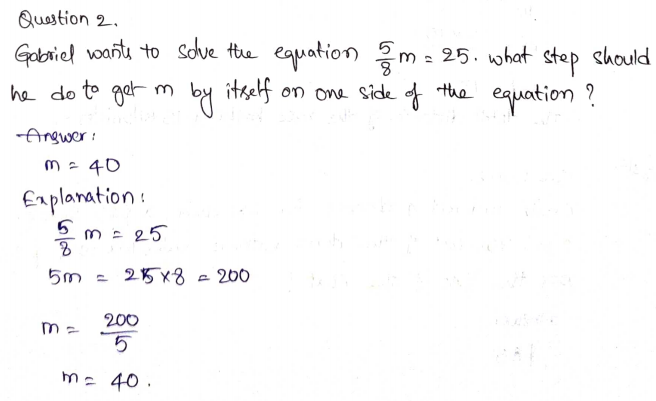 Go Math Grade 6 Answer Key Chapter 8 Solutions of Equations Page 456 Q2
