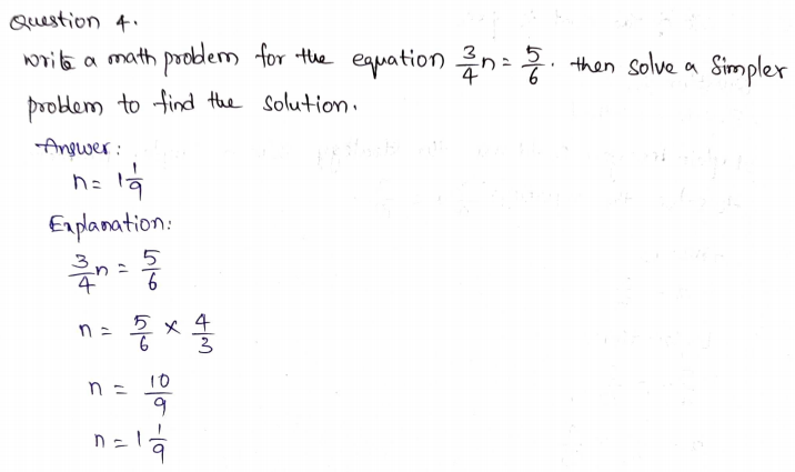 Go Math Grade 6 Answer Key Chapter 8 Solutions of Equations Page 461 Q4