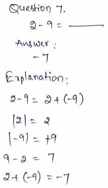 Go Math Grade 7 Answer Key Chapter 1 Adding and Subtracting Integers Page 31 Q7