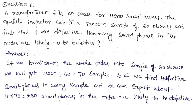Go Math Grade 7 Answer Key Chapter 10 Random Samples and Populations Page 320 Q6
