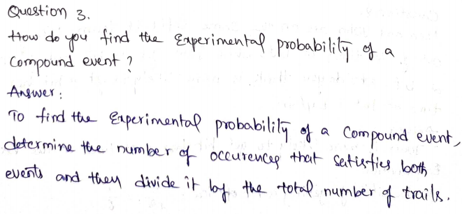Go Math Grade 7 Answer Key Chapter 12 Experimental Probability Page 384 Q3