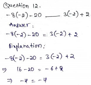 Go Math Grade 7 Answer Key Chapter 2 Multiplying and Dividing Integers Page 52 Q12