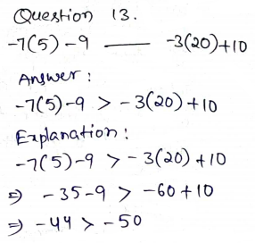 Go Math Grade 7 Answer Key Chapter 2 Multiplying and Dividing Integers Page 52 Q13