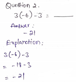 Go Math Grade 7 Answer Key Chapter 2 Multiplying and Dividing Integers Page 52 Q2