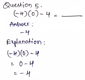 Go Math Grade 7 Answer Key Chapter 2 Multiplying and Dividing Integers Page 52 Q5