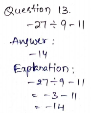 Go Math Grade 7 Answer Key Chapter 2 Multiplying and Dividing Integers Page 55 Q13