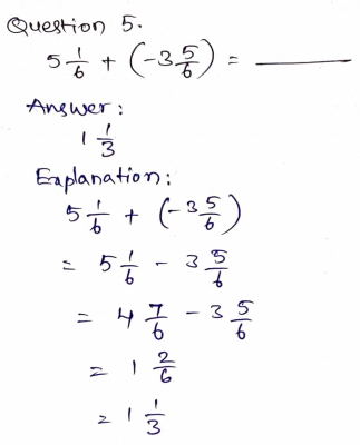Go Math Grade 7 Answer Key Chapter 3 Rational Numbers Page 101 Q5