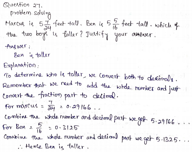 Go Math Grade 7 Answer Key Chapter 3 Rational Numbers Page 66 Q27