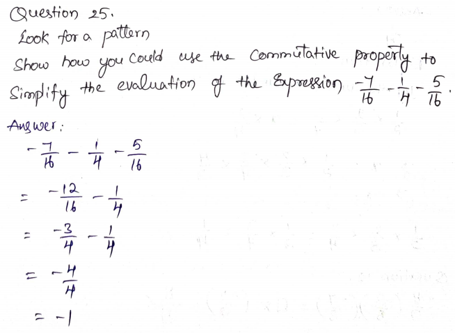 Go Math Grade 7 Answer Key Chapter 3 Rational Numbers Page 82 Q25