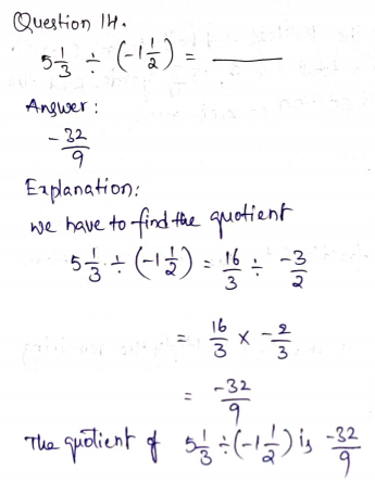 Go Math Grade 7 Answer Key Chapter 3 Rational Numbers Page 93 Q14