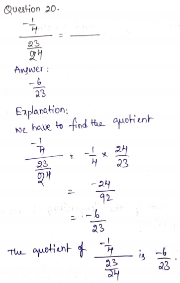Go Math Grade 7 Answer Key Chapter 3 Rational Numbers Page 93 Q20