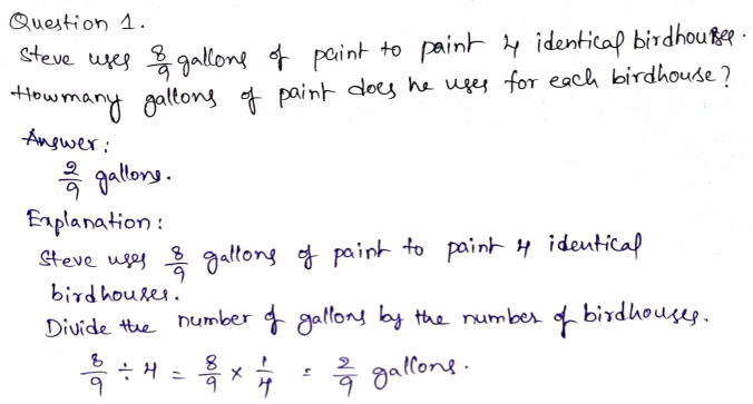 Go Math Grade 7 Answer Key Chapter 4 Rates and Proportionality Page 161 Q1