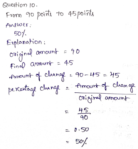 Go Math Grade 7 Answer Key Chapter 5 Percent Increase and Decrease Page 144 Q10