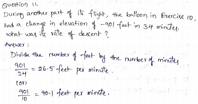 Go Math Grade 7 Answer Key Chapter 6 Algebraic Expressions Page 183 Q11