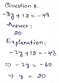 Go Math Grade 7 Answer Key Chapter 6 Algebraic Expressions Page 195 Q8