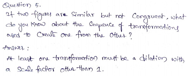 Go Math Grade 8 Answer Key Chapter 10 Transformations and Similarity Page 330 Q5
