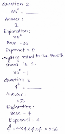 Go Math Grade 8 Answer Key Chapter 2 Exponents and Scientific Notation Page 57 Q2-3